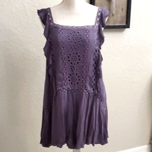 Free People crochet dress